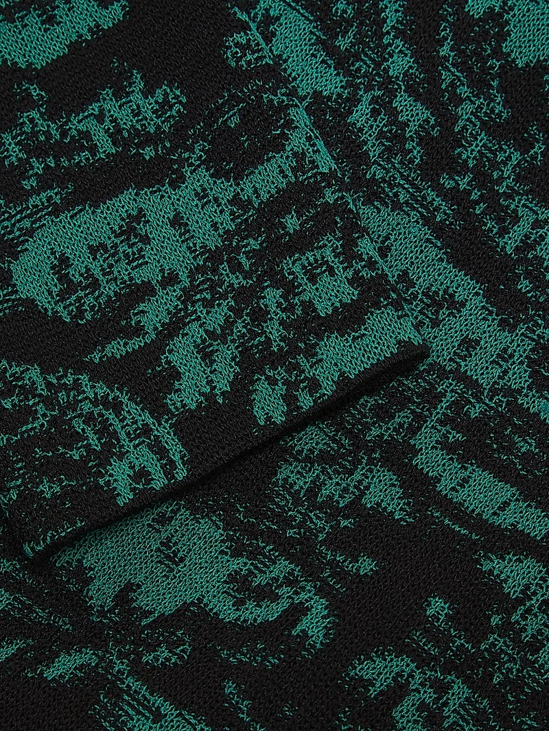 Missy Filigree Knit A-Line Knee-Length Dress