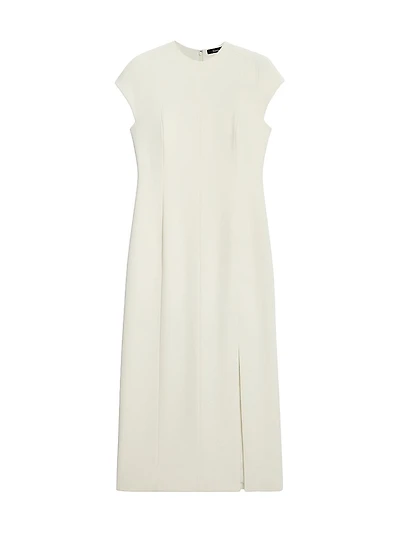 Raglan-Sleeve Midi-Dress