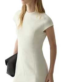 Raglan-Sleeve Midi-Dress