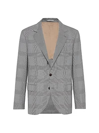 Super 150s Virgin Wool Prince of Wales Jacket