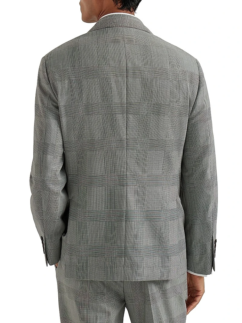 Super 150s Virgin Wool Prince of Wales Jacket