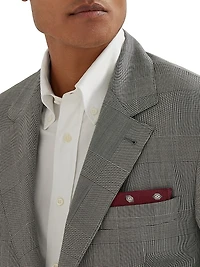 Super 150s Virgin Wool Prince of Wales Jacket