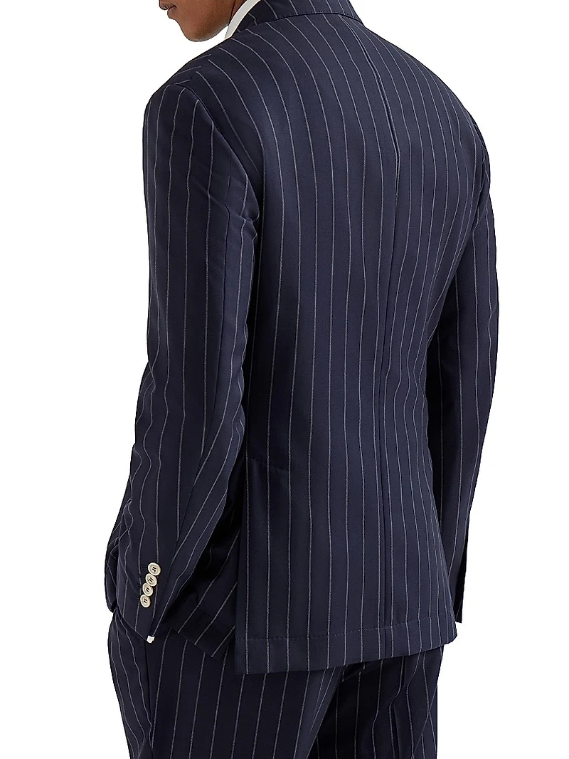 One and a Half Breasted Blazer Super 150s Virgin Wool