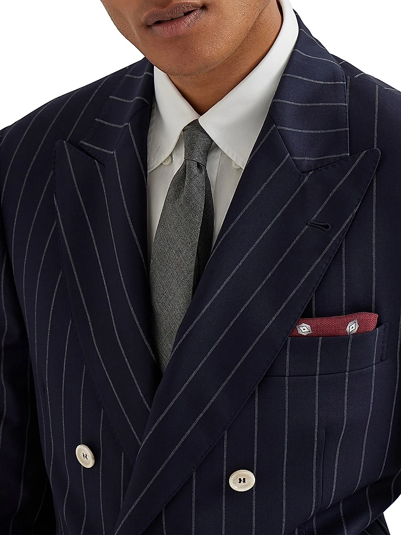 One and a Half Breasted Blazer Super 150s Virgin Wool