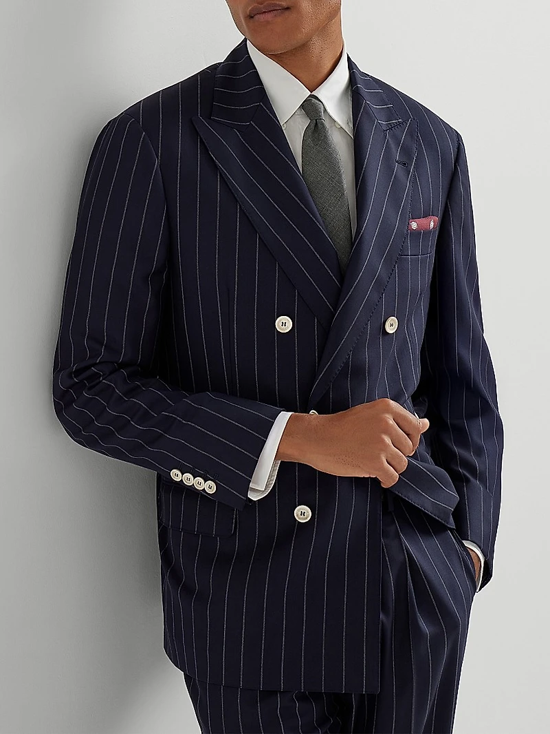 One and a Half Breasted Blazer Super 150s Virgin Wool