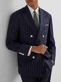 One and a Half Breasted Blazer Super 150s Virgin Wool