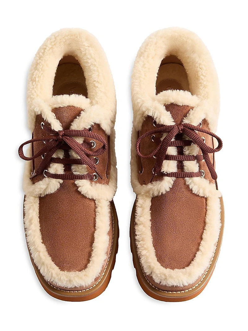 Palm Avenue Ankle Boots Crust Leather and Wool