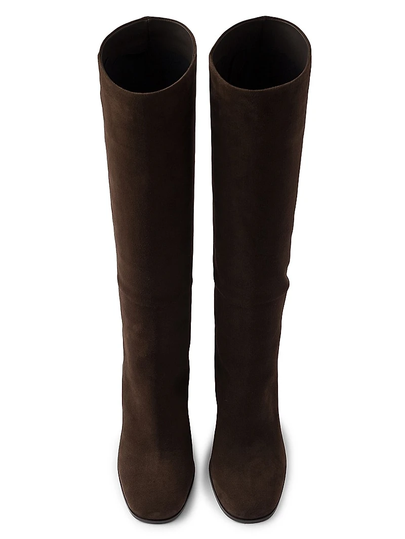 Heeled Suede Boots
