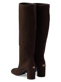 Heeled Suede Boots