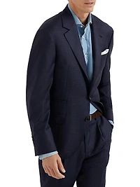 Virgin Wool Prince of Wales Blazer