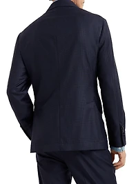 Virgin Wool Prince of Wales Blazer