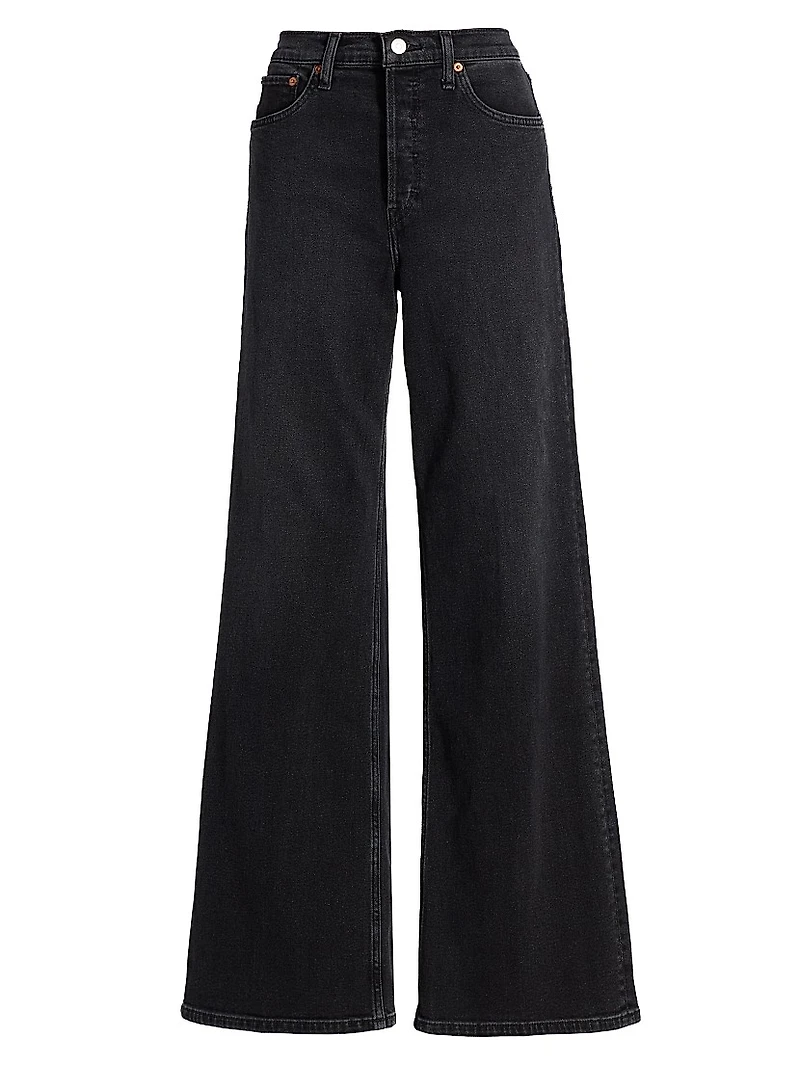 High-Rise Wide-Leg Jeans