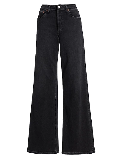 High-Rise Wide-Leg Jeans