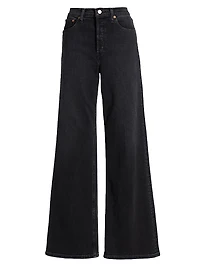 High-Rise Wide-Leg Jeans