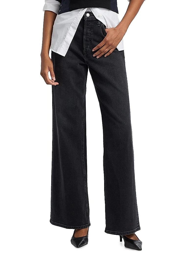 High-Rise Wide-Leg Jeans