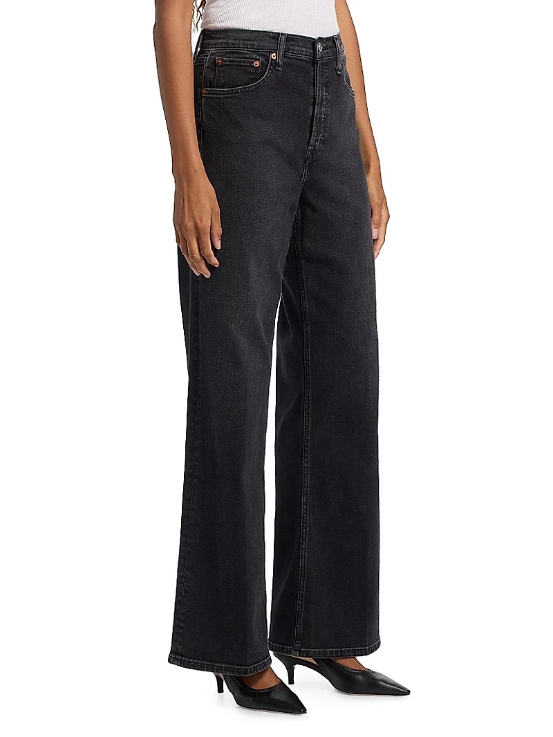 High-Rise Wide-Leg Jeans