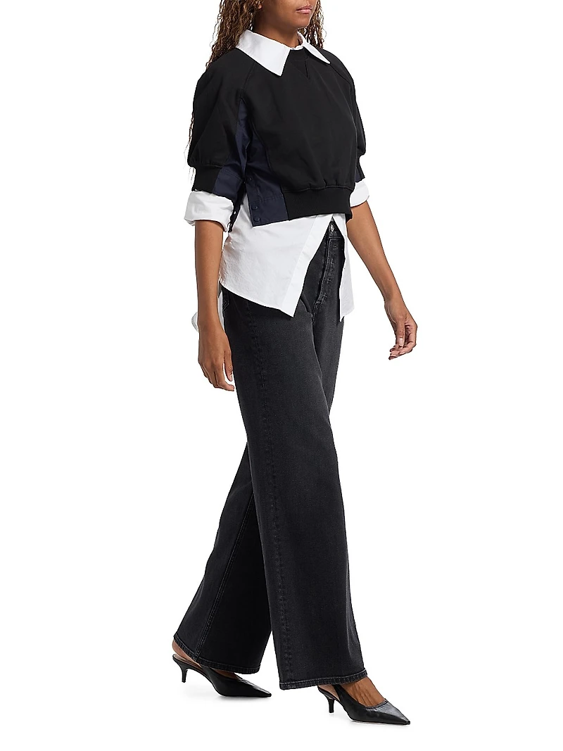 High-Rise Wide-Leg Jeans
