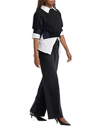 High-Rise Wide-Leg Jeans