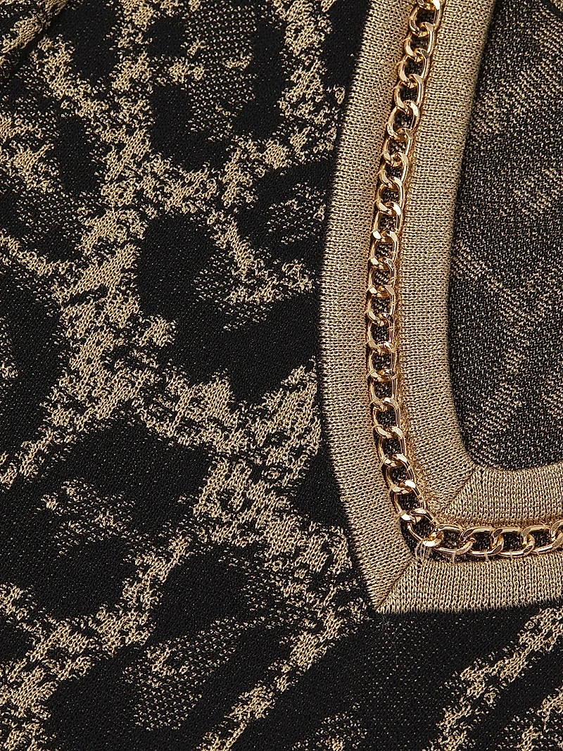 Missy Leopard Jacquard Sweater