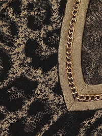 Missy Leopard Jacquard Sweater