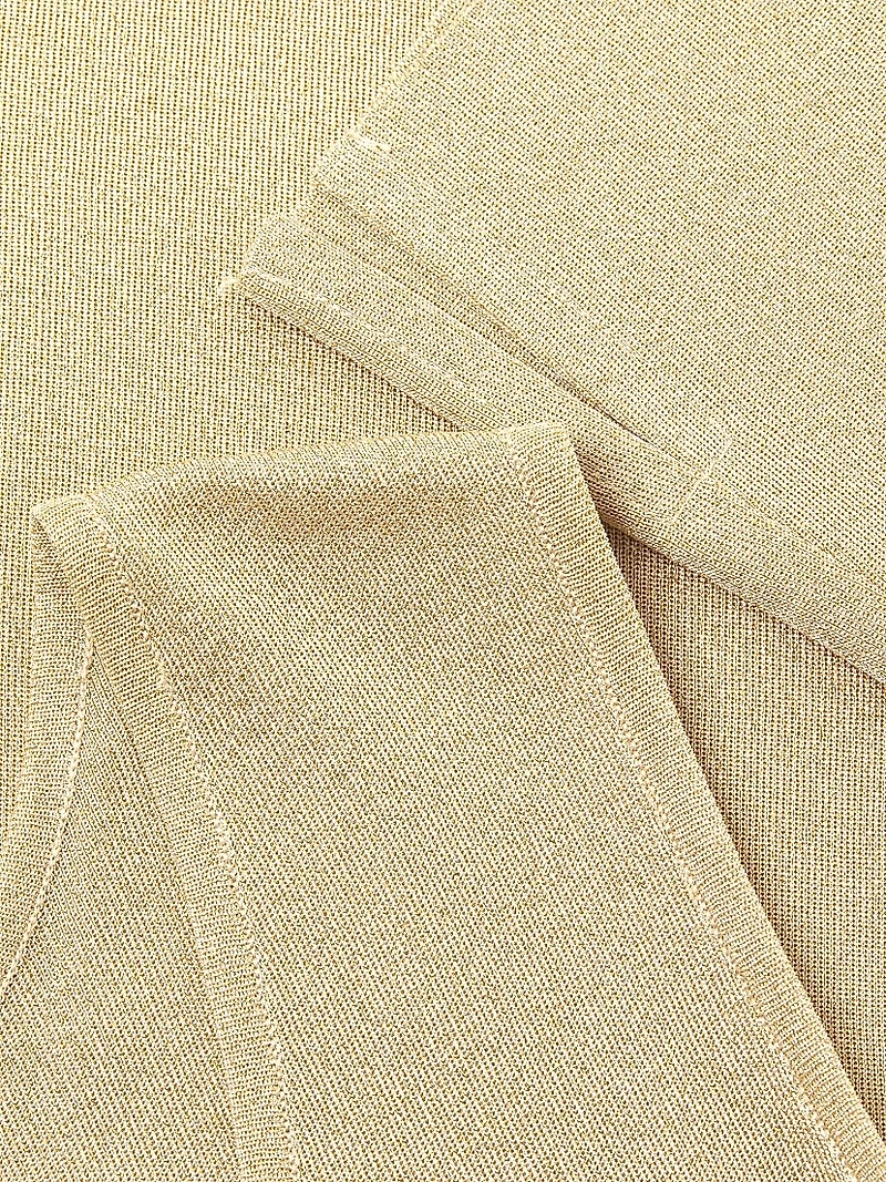 Missy Lurex-Knit Scoopneck Tank