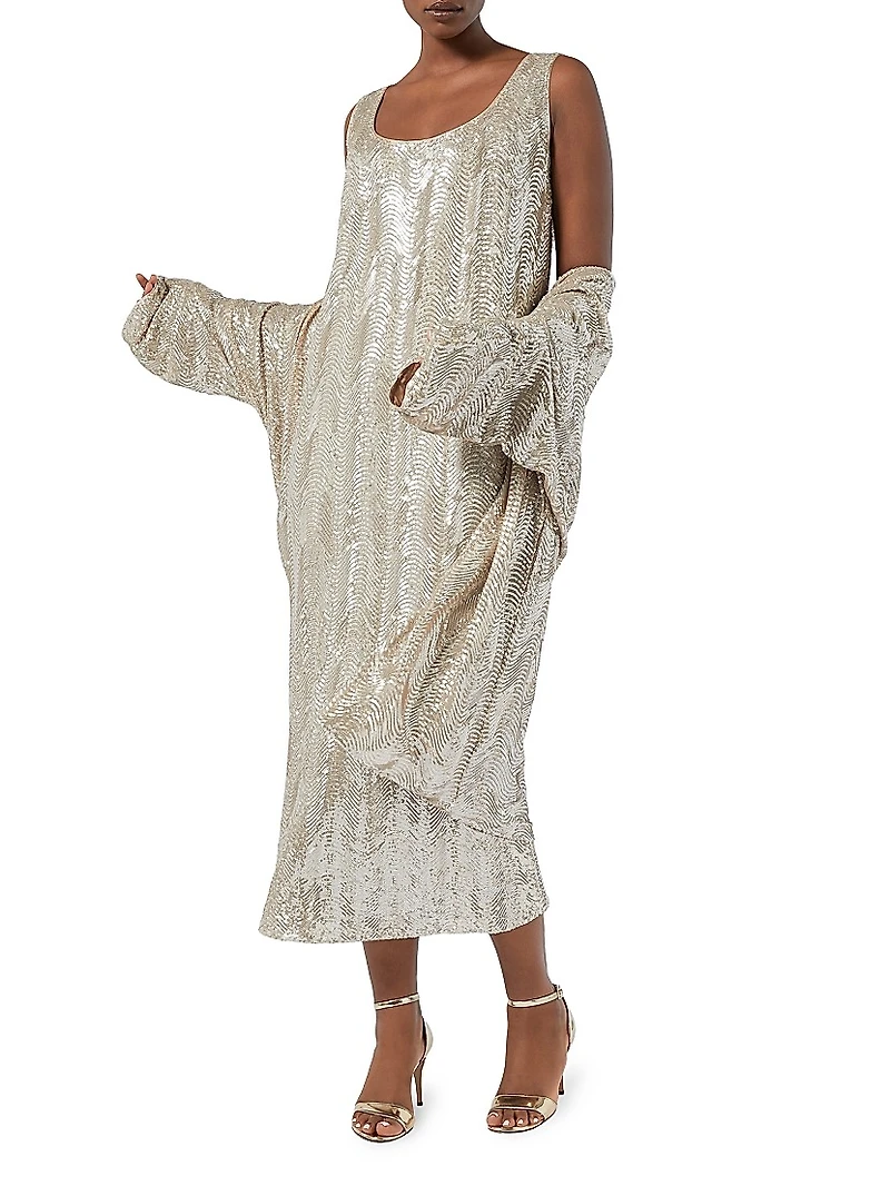 Sequin Duster Coat