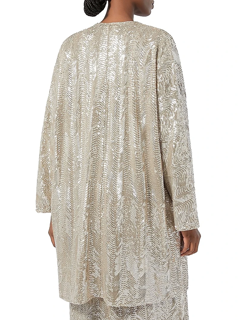 Sequin Duster Coat