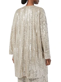 Sequin Duster Coat