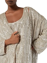 Sequin Duster Coat