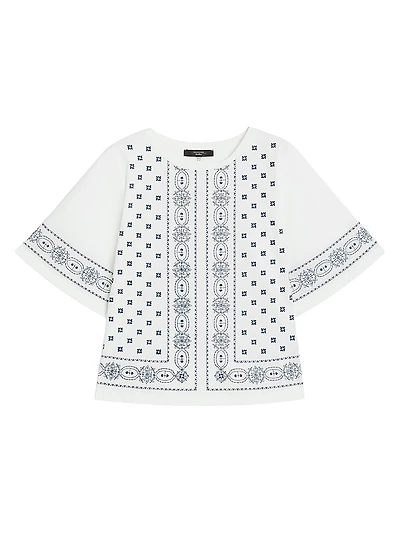 Cotton Poplin Top