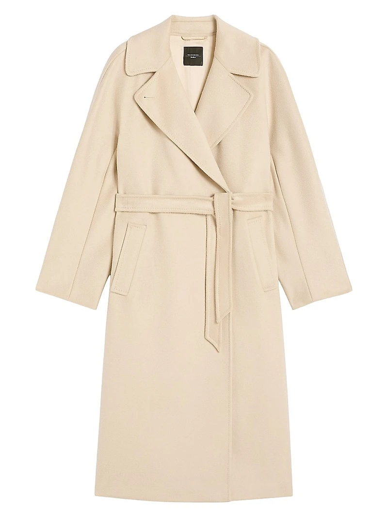 Resina Virgin Wool Belted Coat