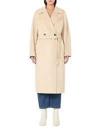 Resina Virgin Wool Belted Coat