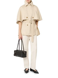Water Repellent Gabardine Cloak