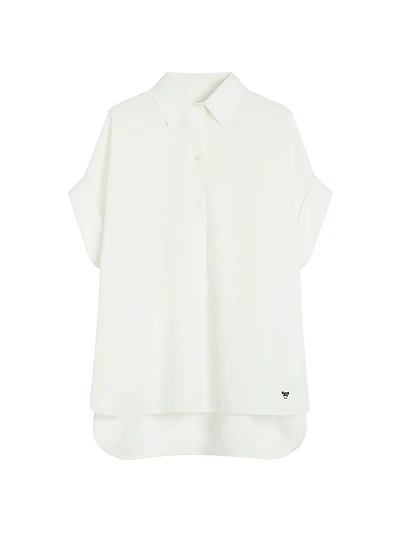 Straight Fit Cotton Poplin Shirt
