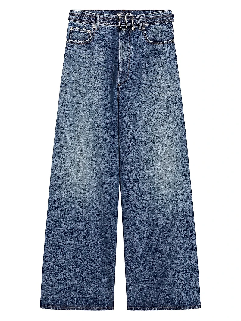 Oversize Jeans with Belt