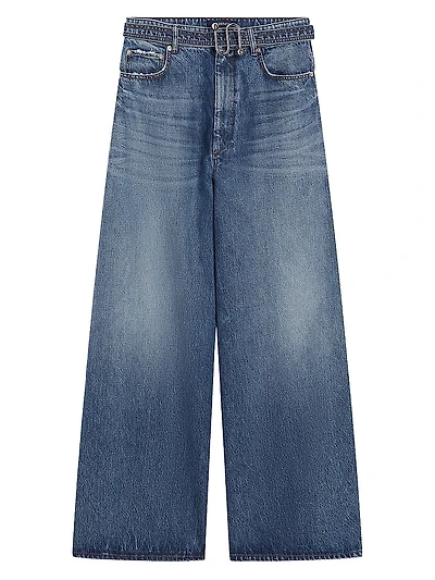 Oversize Jeans with Belt