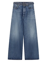 Oversize Jeans with Belt
