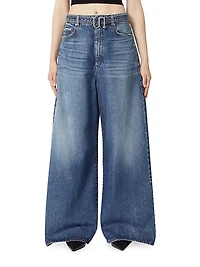 Oversize Jeans with Belt