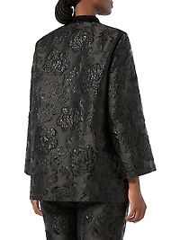 Jacquard Tunic with Embroidery Jacket