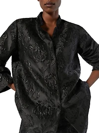 Jacquard Tunic with Embroidery Jacket