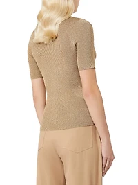 Slim Fit Lurex Sweater