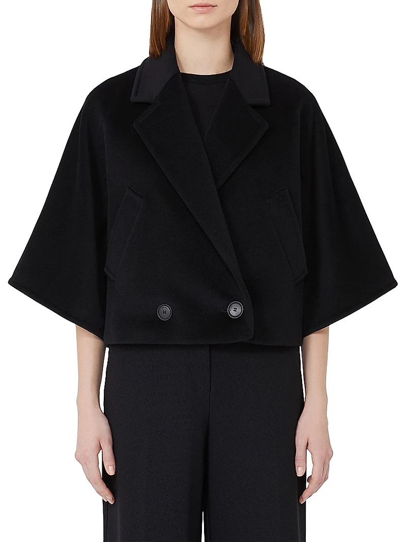 Wool And Cashmere Cropped Jacket