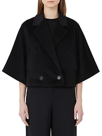 Wool And Cashmere Cropped Jacket