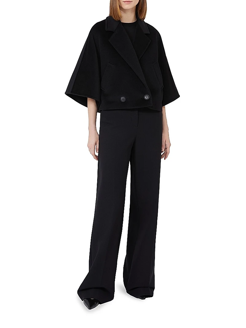 Wool And Cashmere Cropped Jacket