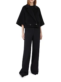Wool And Cashmere Cropped Jacket