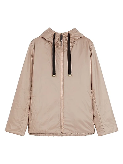 Padded Hooded Jacket Water Repellent Canvas