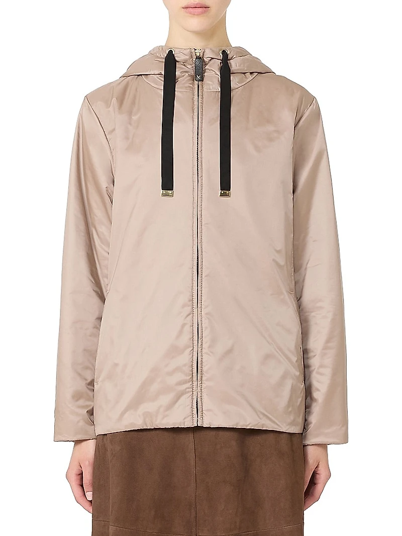 Padded Hooded Jacket Water Repellent Canvas
