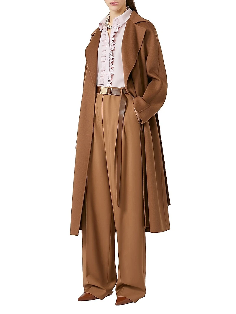 Wool Cashmere and Silk Coat