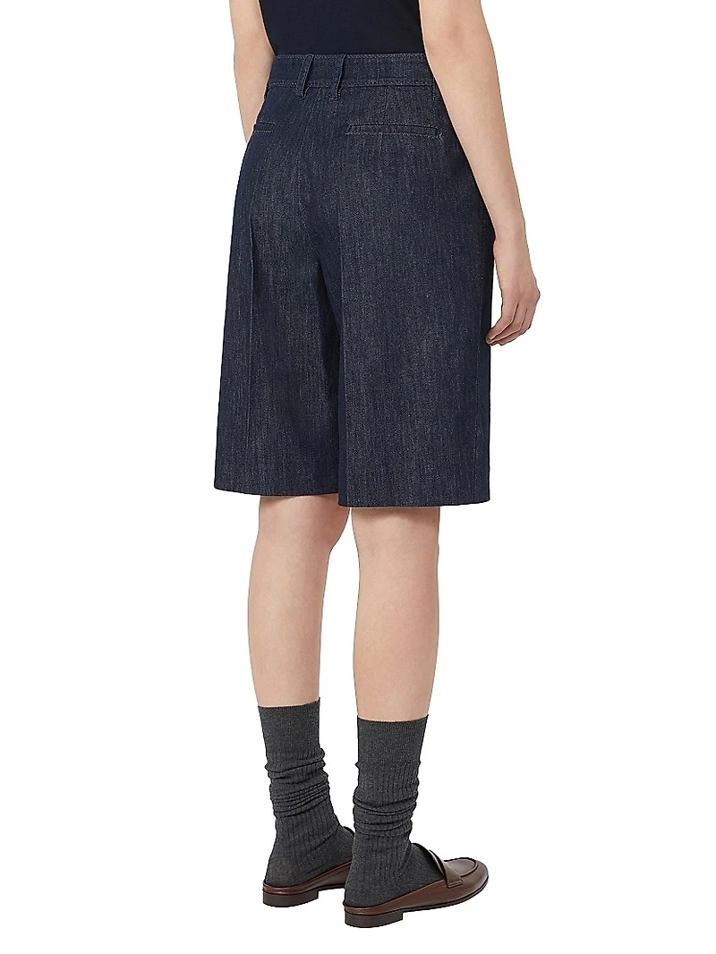 Denim Bermuda Shorts