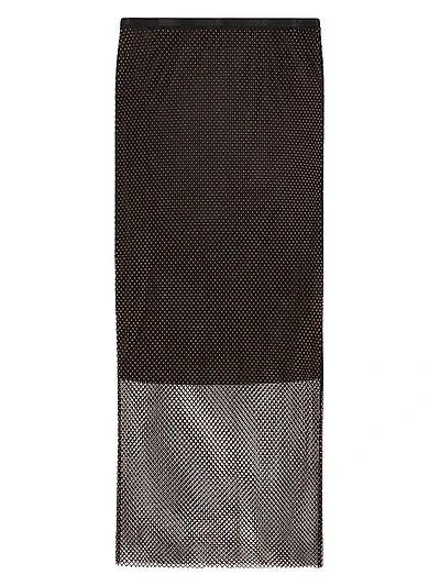 Midi Skirt with Rhinestones